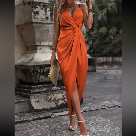 Luxe twist front cami  dress - Picture 14 of 16